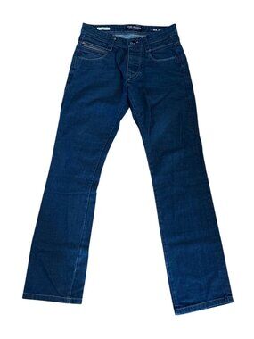Jack & Jones Rick Denim Jeans Mens Dark Blue Button Fly Core Workwear
